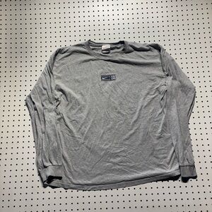 Nike Heather Gray Long Sleeve Men's Tee